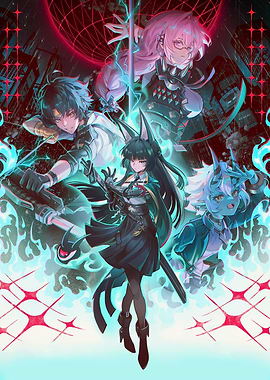 Anime Characters in Dynamic Composition