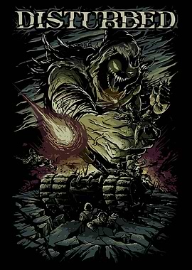 Disturbed Album Art Tank Monster
