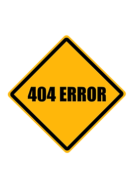 404 Error Sign