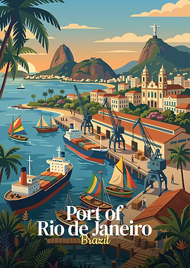 Port of Rio de Janeiro, Brazil