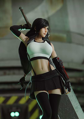 Tifa Lockhart with Buster Sword