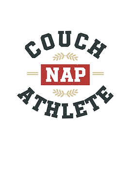 Couch Nap Athlete Graphic