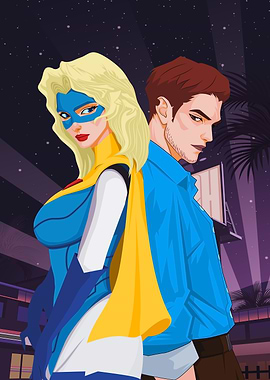 Dispatch Superhero and Man Back-to-Back