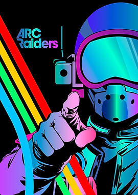Arc Raiders Neon Illustration