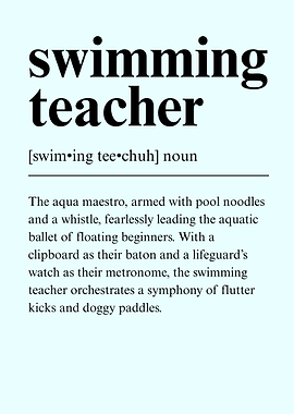Swimming Teacher Definition