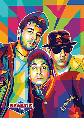 Beastie Boys Pop Art Portrait