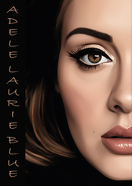 Adele Laurie Blue Portrait