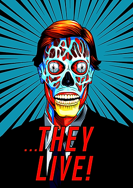 They Live Movie Poster Art