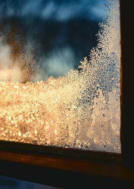 Frosty Window Pane