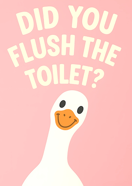 Bathroom Animal Flush Did You Flush The Toilet?