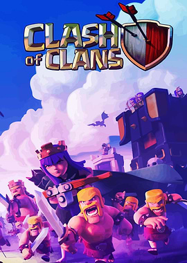 Clash of Clans Game Poster