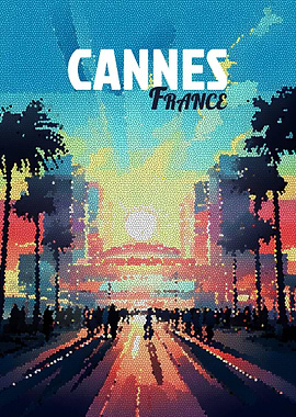 Cannes, France Mosaic Art