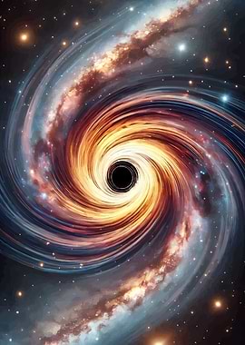 Swirling Black Hole in Space