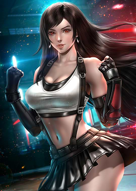 Tifa Lockhart with Buster Sword