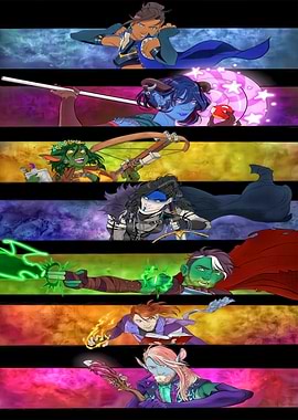 Critical Role: The Mighty Nein Collage