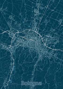 Bologna City Map - Detailed View