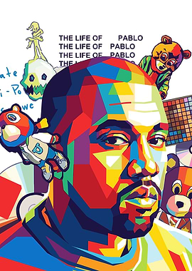 Kanye West Colorful