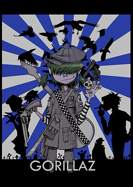 Gorillaz band artwork