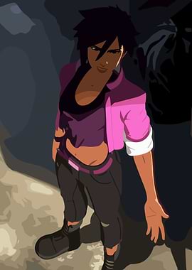 Confident Woman in Pink Jacket