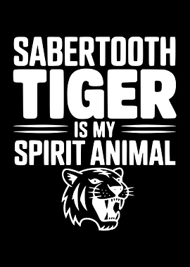 Sabertooth Tiger Spirit Animal Design