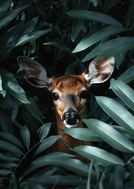 Deer in the Foliage