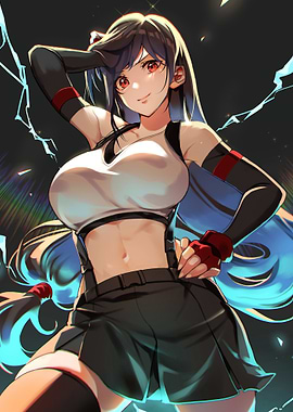 Tifa Lockhart with Buster Sword