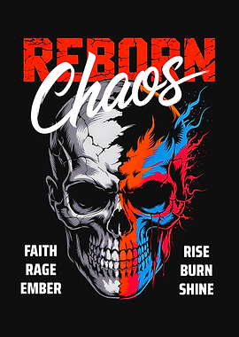 Reborn Chaos Skull Graphic