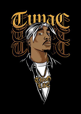 Tupac Shakur Illustration