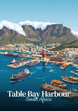 Table Bay Harbour Illustration