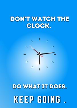 Don't Watch the Clock Poster