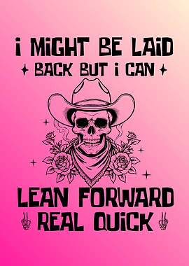 Laid Back Cowboy Skull