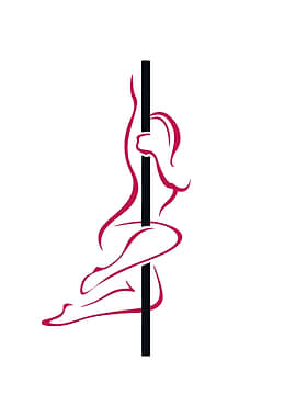 Pole Dance Silhouette