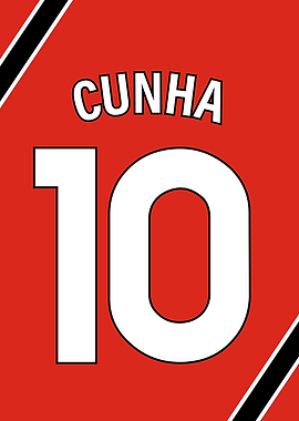 Manchester United | Mattheus Cunha Shirt Poster