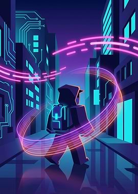 Roblox Neon Cityscape Walker