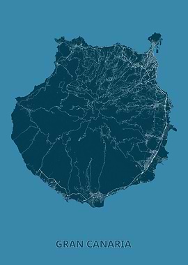 Gran Canaria Island Map