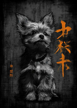 Ukiyo Minimalism Puppy