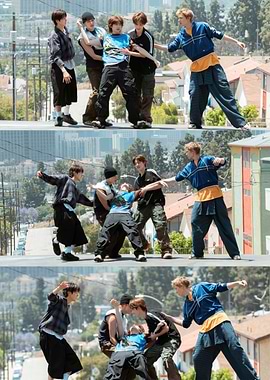 Cortis Group of Young People on Street