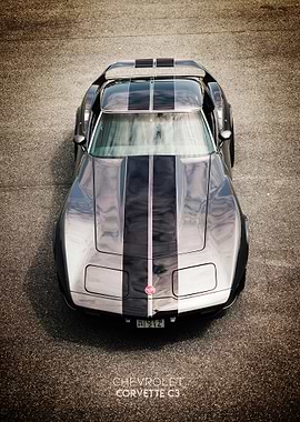 Chevrolet Corvette C3 Poster