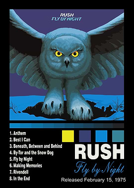 Rush Fly By Night Album Cover