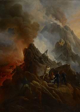 The Vesuvius Erupting