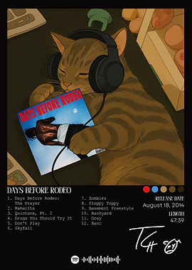 Cat Listening to Days Before Rodeo