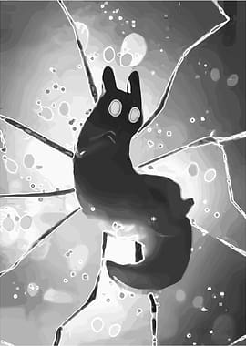 Monochrome Animal Figure