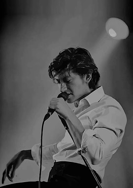 Alex Turner Monochrome Portrait