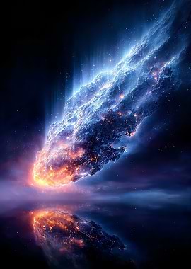 Cosmic Comet Reflection