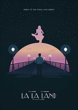 La La Land Minimalist Movie