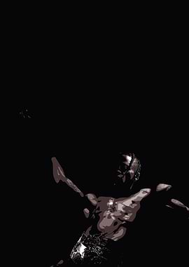 Travis Scott Dark Silhouette