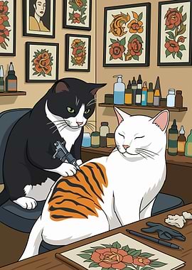 Cat Tattoo Artist