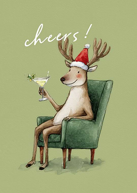 Festive Reindeer Cheers