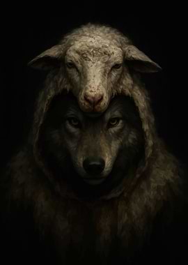 Wolf in Sheep's Clothing Portrait
