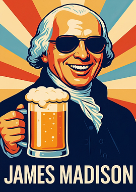 James Madison with Beer